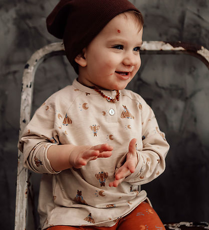 Monsieur Mini Blouse - Croissant Blankie Aop