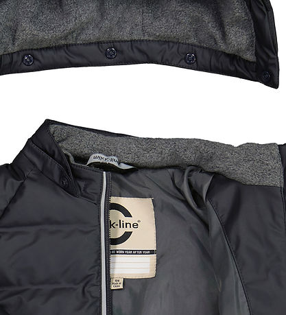 Mikk-Line Padded Jacket - PU - Recycled - Dark Navy