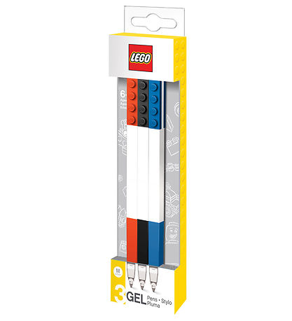 LEGO® Schreibwaren-Gelstift - 3er-Pack - Rot/Blau/Schwarz