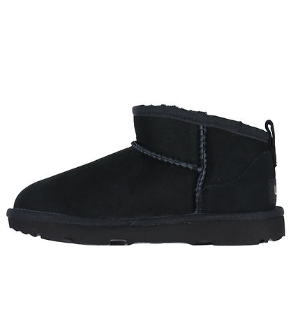 UGG Teddy Boots - Classic Ultra Mini - Black