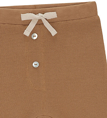 Monsieur Mini Trousers - Baggy Waffle - Brown Sucker
