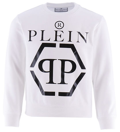 Philipp Plein Sweatshirt White w. Black KW FI