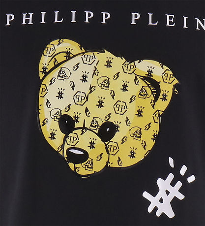 Philipp Plein T-shirt - Black/Yellow w. Soft Toy