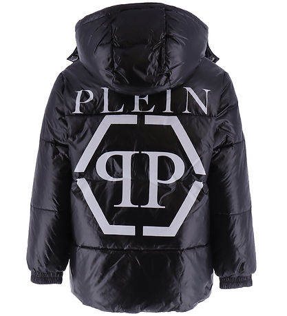 Philipp Plein Padded Jacket - Black w. White