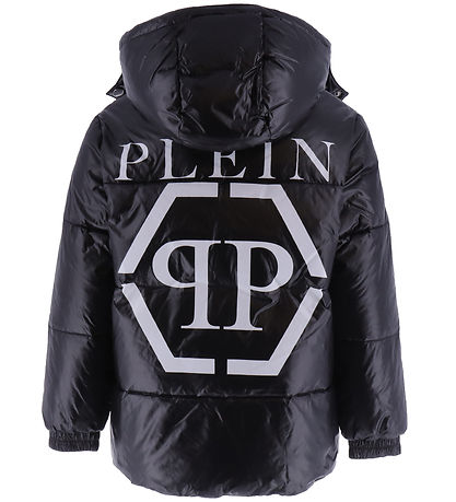 Philipp Plein Padded Jacket Black w. White KW PL