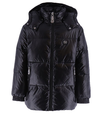 Philipp Plein Padded Jacket - Black w. White