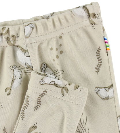 Joha Leggings - Bamboo - Beige Op