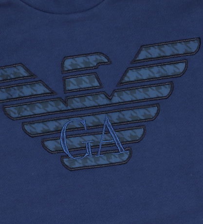 Emporio Armani Peysa - Insegna Blue M. Lógó