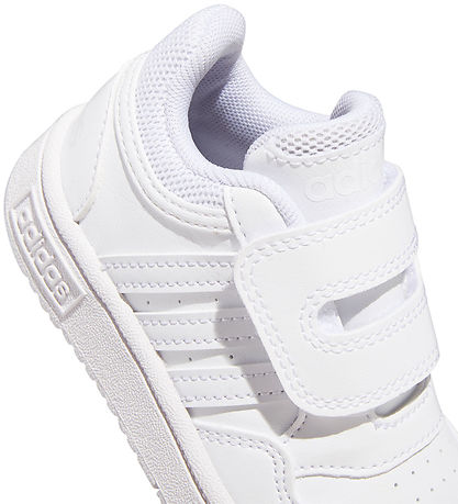 Adidas white velcro school shoes online