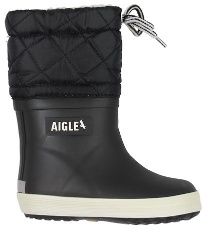 Aigle Thermo stígvél - Giboulee 2 - Svart M. Hvítur