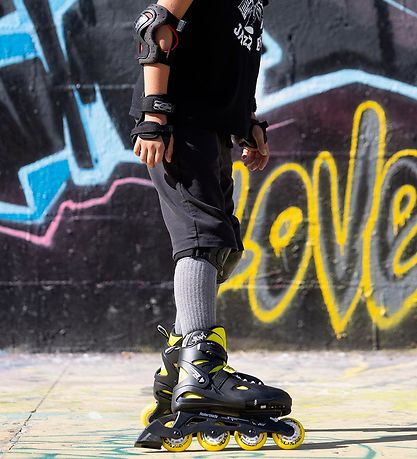 Rollerblade Rollerskates - Fury - Black/Yellow