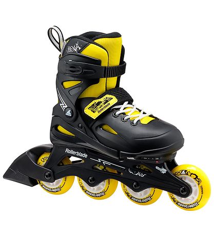 Rollerblade Rulleskøyter - Fury - Svart/Gul - Inline