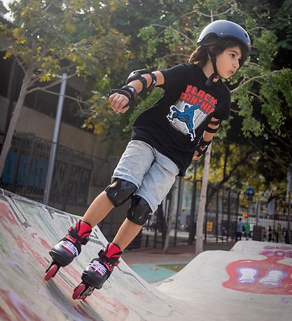 Rollerblade Roller skate set - Fury Combo - Black/Red - Inline s