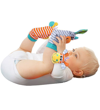 Playgro Activity Toy - Rattle socks and Wrist rattles