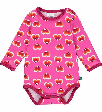 Freds World Samfella L/æ - Heart - Fuchsia