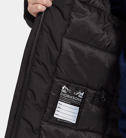 Didriksons Winter Coat - Pyrite - Black