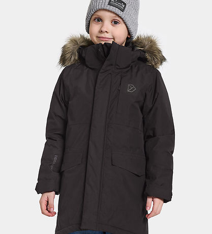 Didriksons Winter Coat - Pyrite - Black