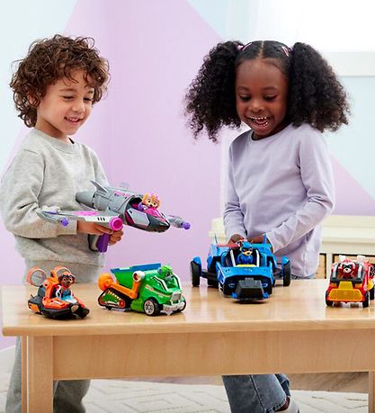Paw Patrol Spielzeugauto m. Ton/Licht - 17 cm - Film 2 - Rocky M