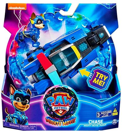 Paw Patrol Toy Car w. Sound Light 18 cm Movie 2 Chase Migh KW NL