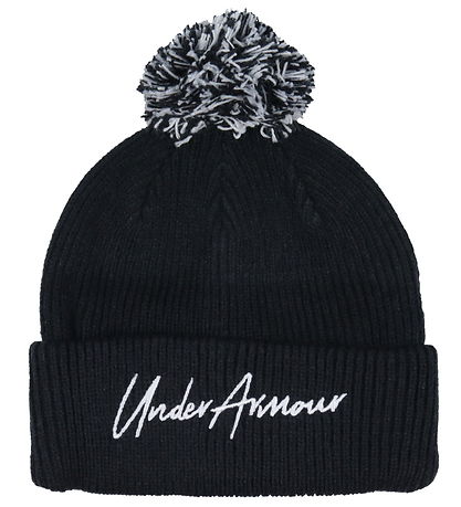 Under Armour Mütze - Strick - Halbzeit-Pom - Schwarz