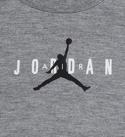 Jordan T-shirt - Grey Melange w. Logo