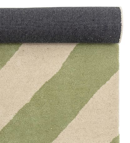 Bloomingville Mini Rug - Wool - 120x60 cm - Froggy - Green