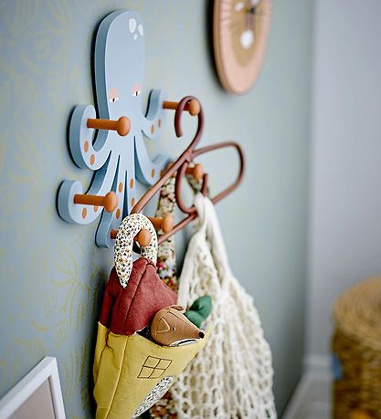 Bloomingville Mini Coat Rack - Wood - Oswall - Blue