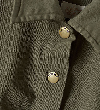 Creamie Jeansjacke - Olive Nacht