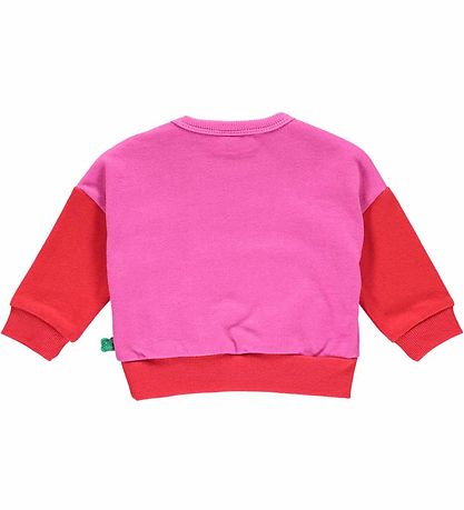 Freds World Sweatshirt - Blokkeren - Fuchsia