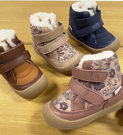Wheat Winter Boots - Daxi - Tex - Rose Dust Flowers