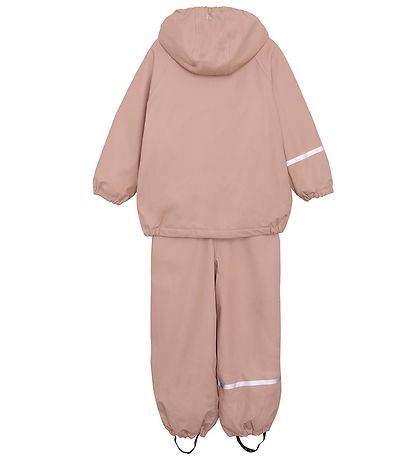 CeLaVi Rainwear w. Fleece - Recycle PU - Misty Rose