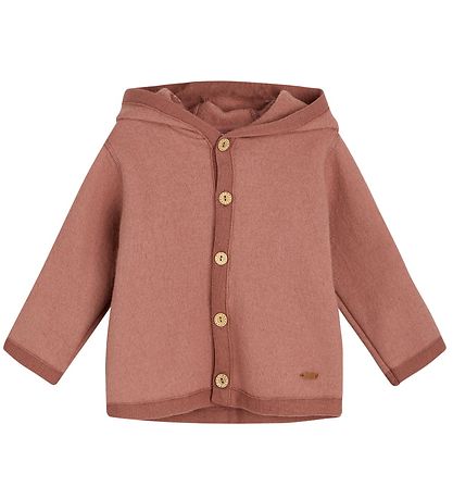 Hust and Claire Cardigan - Wool - Ebba - Ash Rose