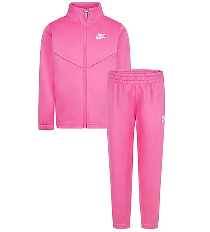 Nike Íþróttagalli - Glaðlyndur Bleikt M. Hvítur