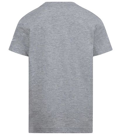 Nike T-shirt - Grey Melange w. White
