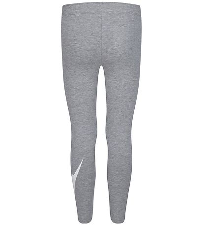 Leggings Nike - Gris Chiné av. Blanc
