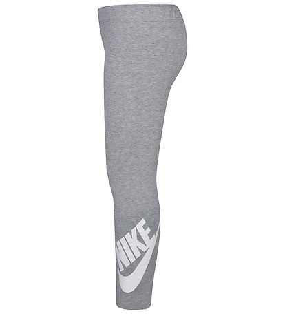 Leggings Nike - Gris Chiné av. Blanc