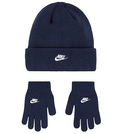Nike Beanie/Gloves - Knitted - Obsidian