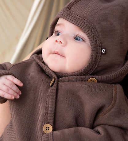 Smallstuff Pramsuit - Wool - Rose Brown