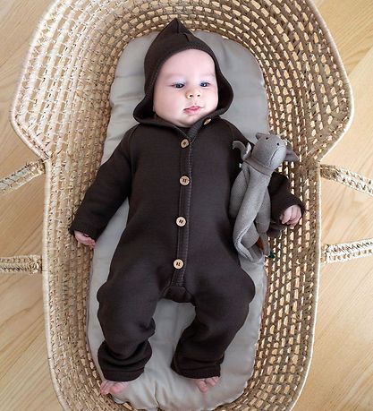 Smallstuff Pramsuit - Wool - Brown