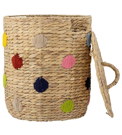 Bloomingville Mini Basket w. Lid - Jooha - Natural