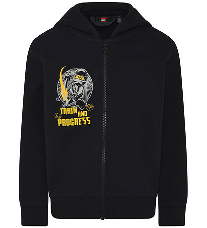 LEGO® Ninjago Cardigan w. Hood - LWStorm - Black