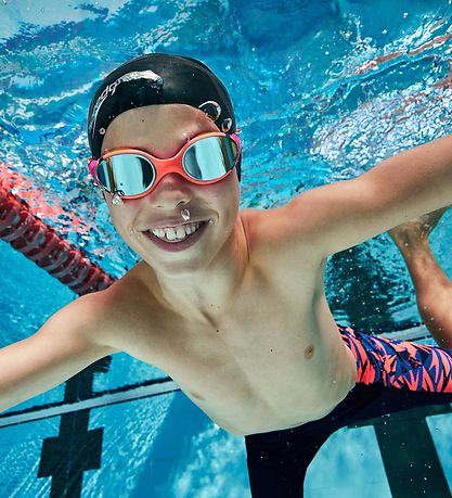 Speedo Swim Goggles - BioFuse 2.0 Mirror Junoir - Orange/Blue