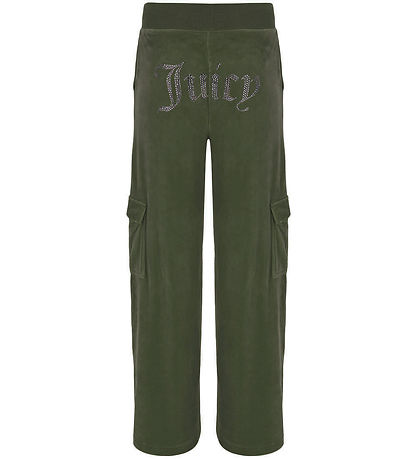 Juicy Couture Velvet Trousers - Audree - Thyme