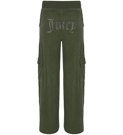 Juicy Couture Velourbyxor - Audree - Timjan