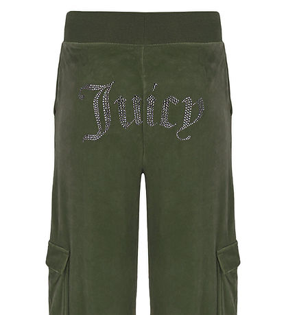 Juicy Couture Velvet Trousers - Audree - Thyme