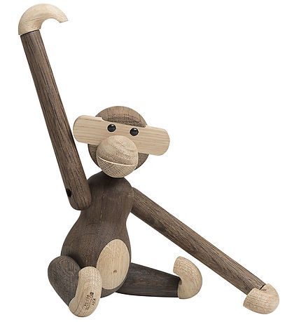 Kay Bojesen Wooden figure - Monkey 20 cm - Little - Eg/Smoked Oa