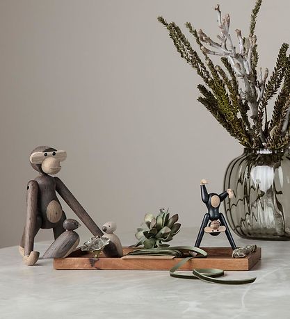 Kay Bojesen Wooden figure - Monkey 20 cm - Little - Eg/Smoked Oa