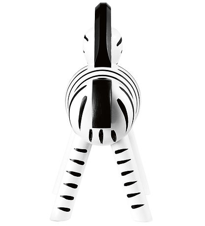 Kay Bojesen Wooden figure - Zebra - 14 cm - Black/White