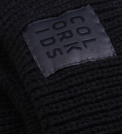 Color Kids Beanie - Wool/Acrylic - Black