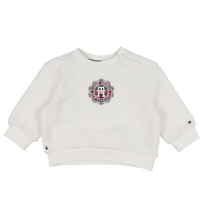 Tommy Hilfiger Fleece Suite - Baby Check Stamp - Ancient White